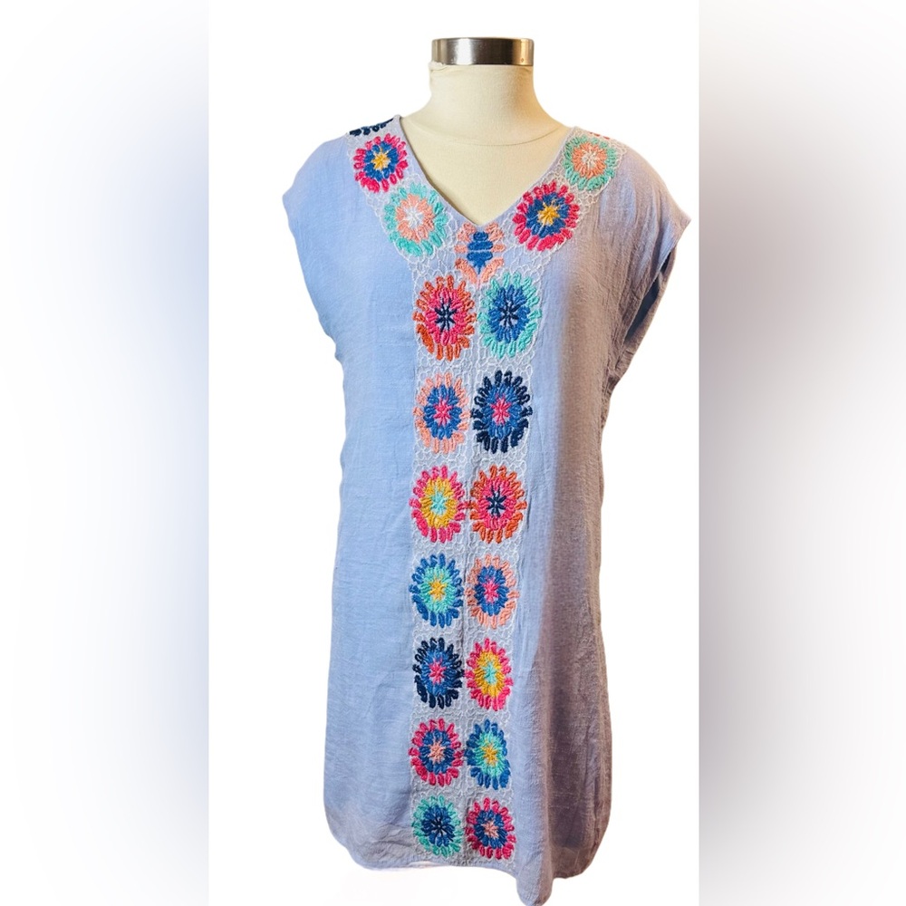 THML Embroidered Dress Colorful Floral
